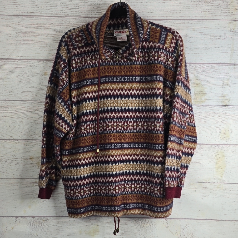 Energie By Currants Vintage Warm Pullover Men's Sweater Sz S